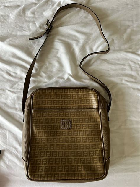 fendi baguette messenger|authentic vintage fendi crossbody bag.